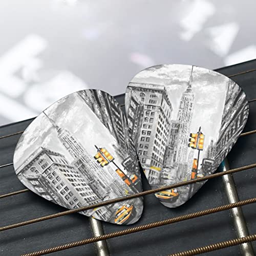 Love from New York Lot de 3 médiators colorés en celluloïd pour basse, amateurs de musique, guitares, électriques et acoustiques avec 0,46 mm, 0,71 mm, 0,96 mm - Les Beatles, Paul McCartney, John Lennon, RIngo Starr, George Harrison Love from New York Lot de 3 médiators colorés en celluloïd pour basse, amateurs de musique, guitares, électriques et acoustiques avec 0,46 mm, 0,71 mm, 0,96 mm – Image 8
