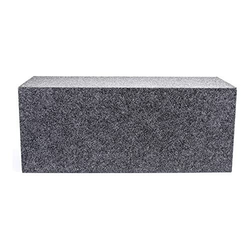 QPower HD212 Dual 12" Heavy-Duty Sealed Car Audio Subwoofer Box, Charcoal - image 3