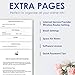 Elegant Password Book with Alphabetical Tabs - Hardcover Password Book for Internet Website Address Login - 5.2