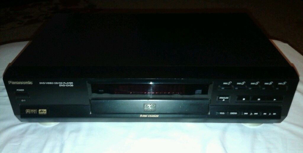 Panasonic DVD Video Cd cd Player Dvd-cv35 5 Disc Changer