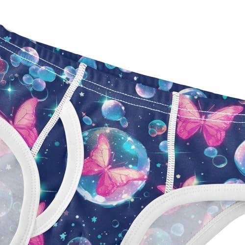 Wusikd Butterflies Sparkles Boys' Underwear Cotton Boys Briefs Soft Toddler Underwear 2T4