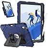 Fintie Funda protectora para niños para iPad (A16) de 11ª generación de 11 pulgadas (2025), iPad de 10.9 pulgadas (2022), funda protectora resistente a prueba de golpes con soporte (azul marino)