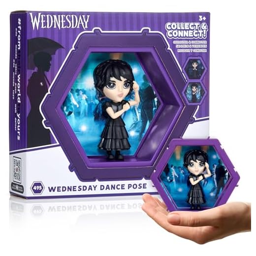 WOW! PODS 4D Wednesday Addams School Dance | Figura Coleccionable conectable Que explota de su Mundo en el tuyo | Exhibición de Pared o Estante | Juguetes y Regalos de Wednesday Addams | No. 495