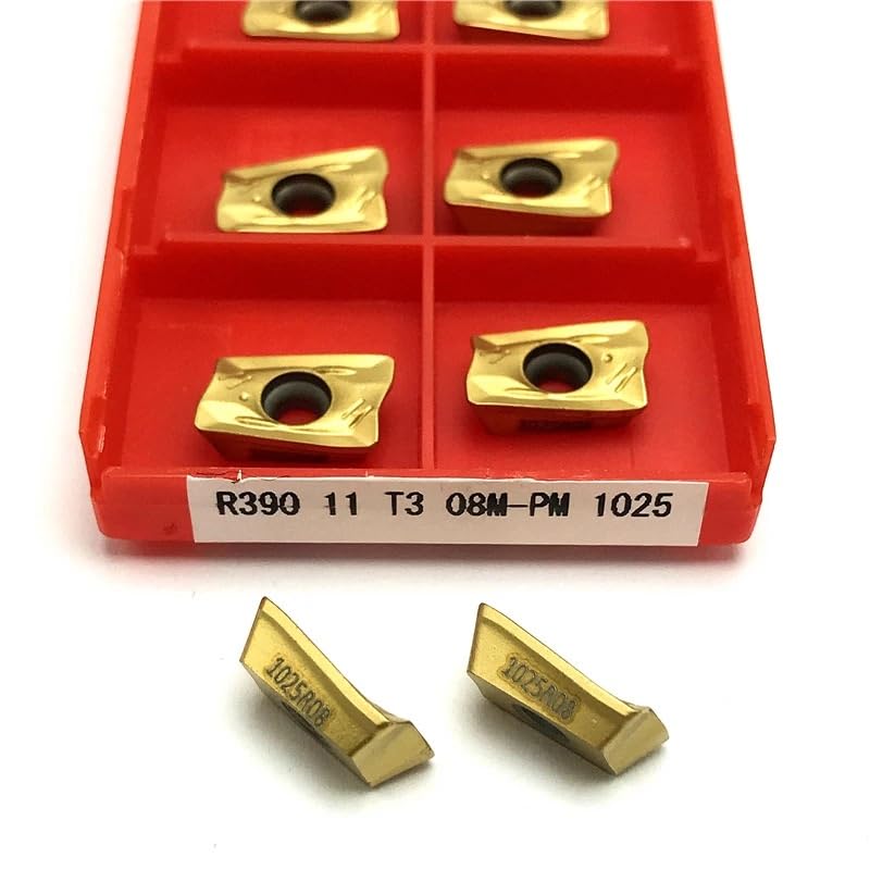 Herramientas de torno 10 piezas R390 11T308 PM para corte CNC miniatura 3