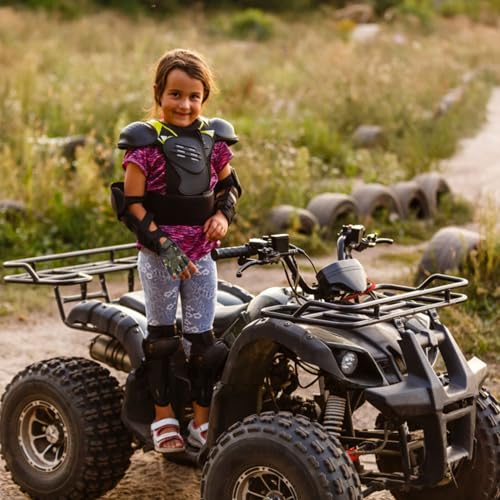 SOLUSTRE 1 Par de Luvas Esportivas Infantil de Dedos Cortados, Luvas de Ciclismo Crianças, Escalada
