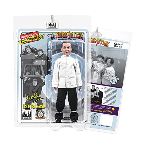 The Three Stooges 8 Inch Action Figures Series: Idle Roomers [House Keeper Edition] Set Of All 3 #TOP3