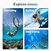 TELESIN Waterproof Case for DJI Action 5 Pro Action 4/3 Camera, with Anti-Fog Underwater Housing Shell Cage Supports 45M/148FT Deep Diving Scuba Snorkeling Swimming with Quick Release Screw