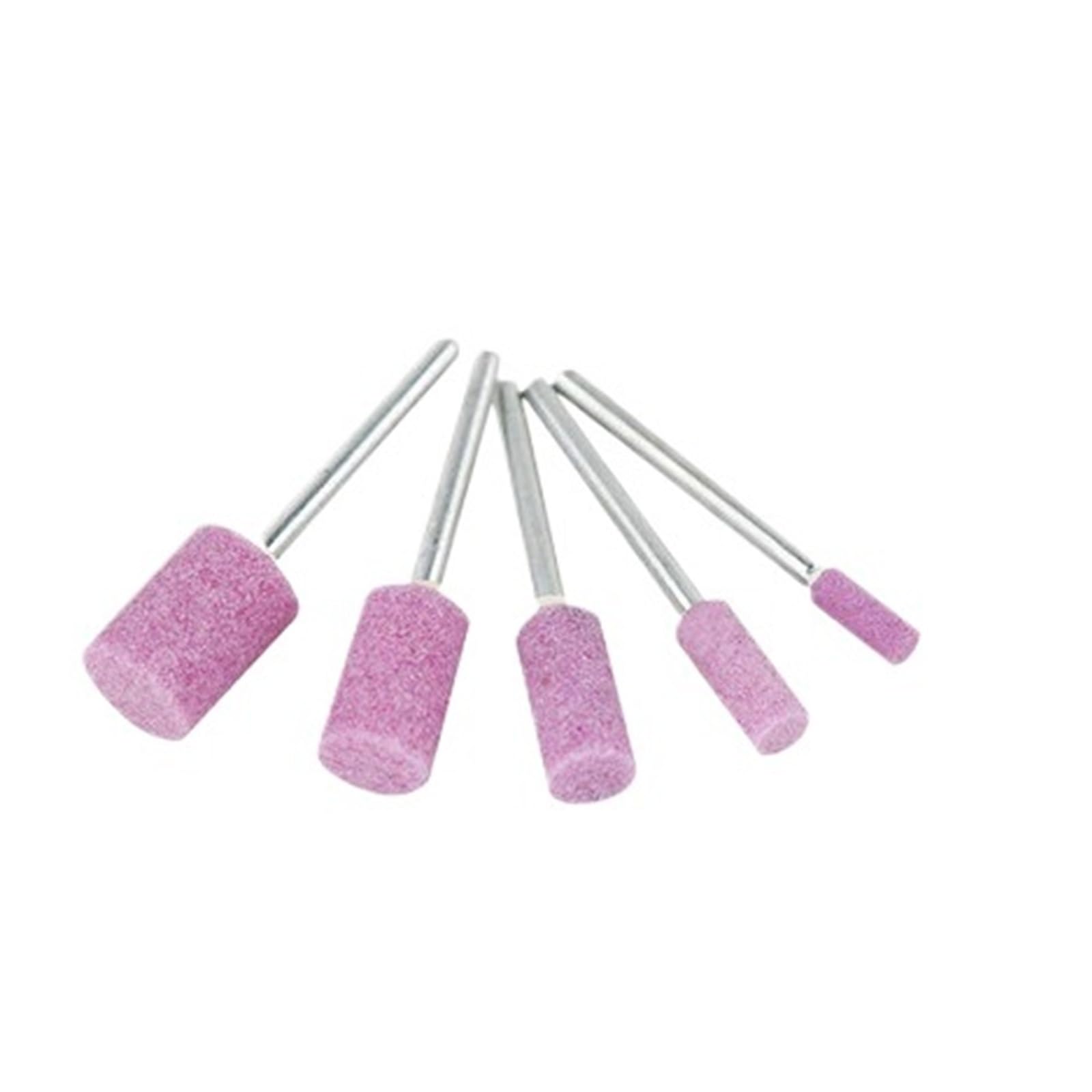 10PCS Rubber Ceramic Wool Felt Grinding Head Polishing Abrasive Wheel Buffing Wheel for Rotary Power Tools 3mm Shank(Rubber Head)