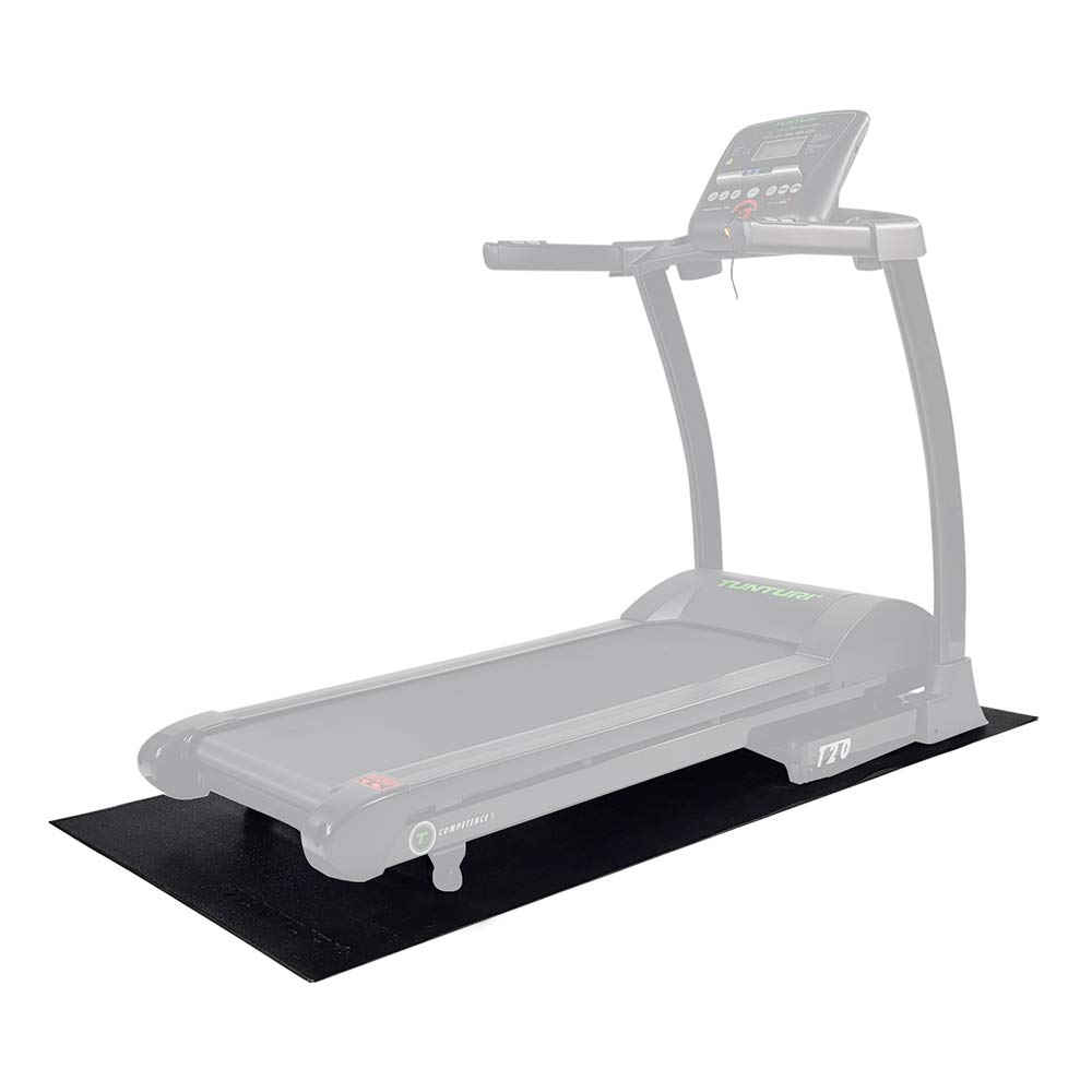 Tunturi-Fitness 14Tusfu120 Alfombrilla Protectora para Máquinas de Musculación, Unisex Adulto, Negro, 200 x 92.5 cm