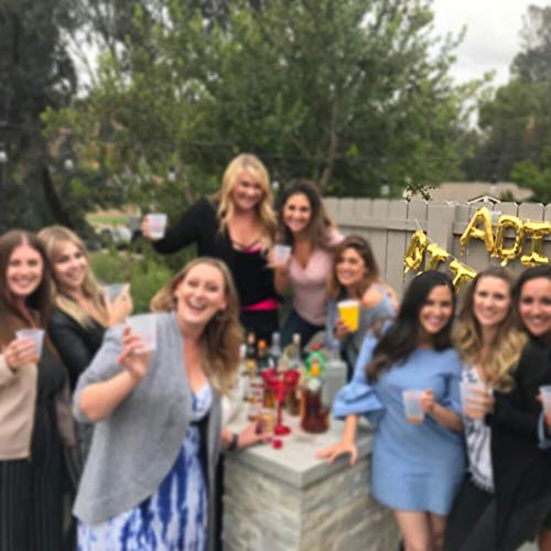 Adios Bitchachos Balloons Gold Going Away Party Banner Office Work/Goodbye/Retirement/Farewell/Bon Voyage/Job Change/We Will Miss You/Leaving Job Moving/Graduation Themed Party Supplies Decorations #TOP7