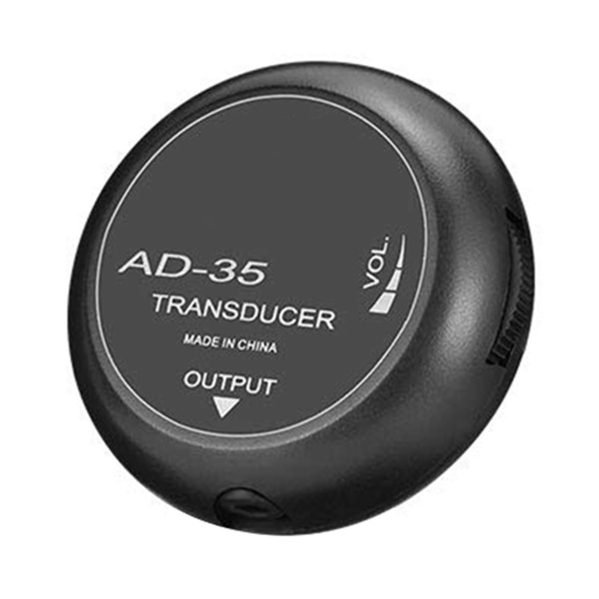 Sensor de micrófono de Contacto piezoeléctrico - Mini Pastilla autoadhesiva con Conector de 6,35 mm para Guitarra acústica, violín, Banjo, mandolina y Sensor de vibración Hi-Fi.