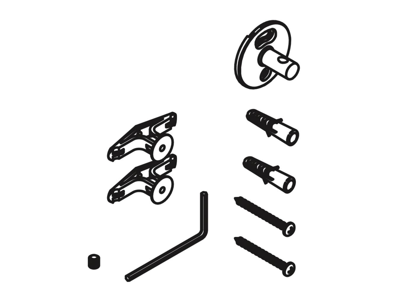 KOHLER 1064696 Anchor Kit Genuine Part, Unfinished - Lighting