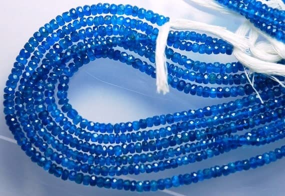 Apatite Bleue Néon pour créer des bijoux d'été artisanaux et lumineux