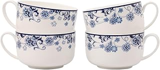 25+ Fancy Top Ramen Recipes That Feel Gourmet 137 Porlien Navy Blue 27-ounce Soup Bowl set with handle, Porcelain Cereal B...