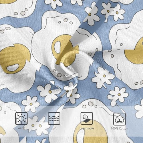 Boys' Underwear Cotton Little Boys Eggs Daisy Briefs Soft Toddler Underwear 2T-8Y3