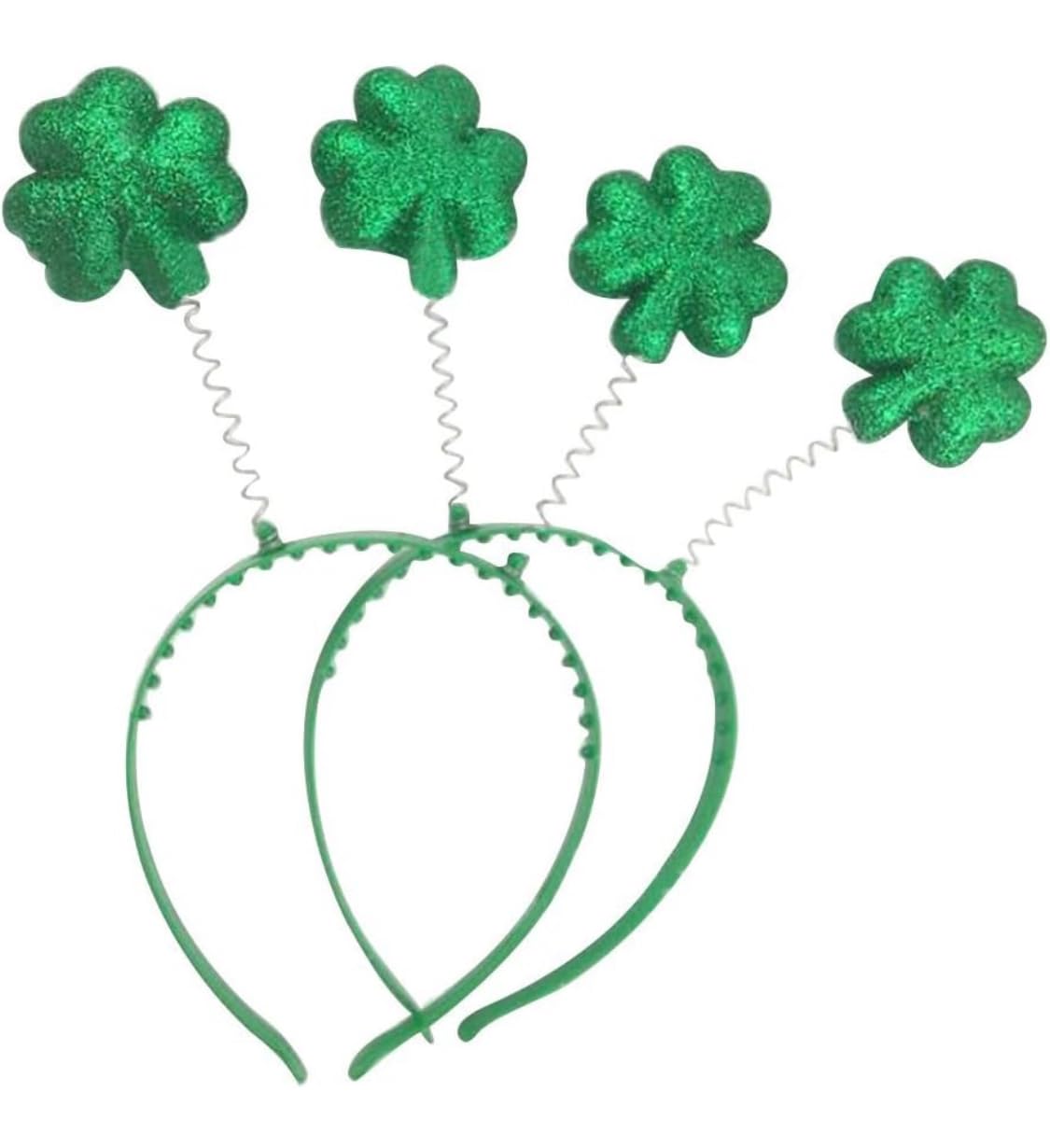 Funiverse 20 Bulk Fighting Irish Shamrock St Patrick's Day Head Bopper Party Hats