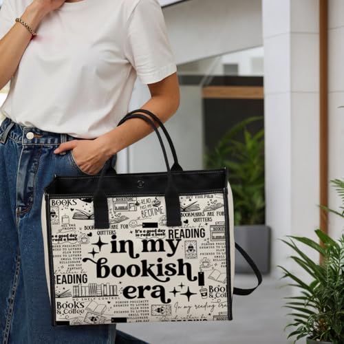 Bolsa Tote de Lona In My Bookish Era miniatura 2