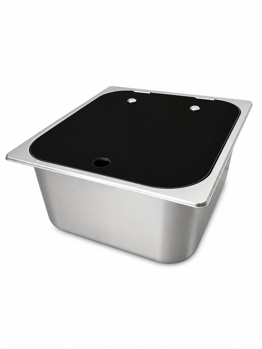Kit fregadero caravana 32x35 con tapa + grifo Comet London 12V con interruptor + bomba 10 L/min + sumidero 90° + mangueras y toma 12V para furgoneta, caravana y autocaravana