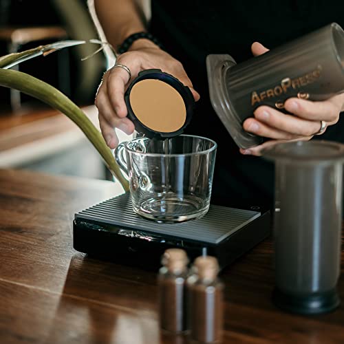 Disposable Coffee Filters Paper With Filter Storage Holder Compatible With Aerobie Aeropress Coffee Filter And Espresso Maker | 300Pieces Round Unbleached Paper Filters #TOP3