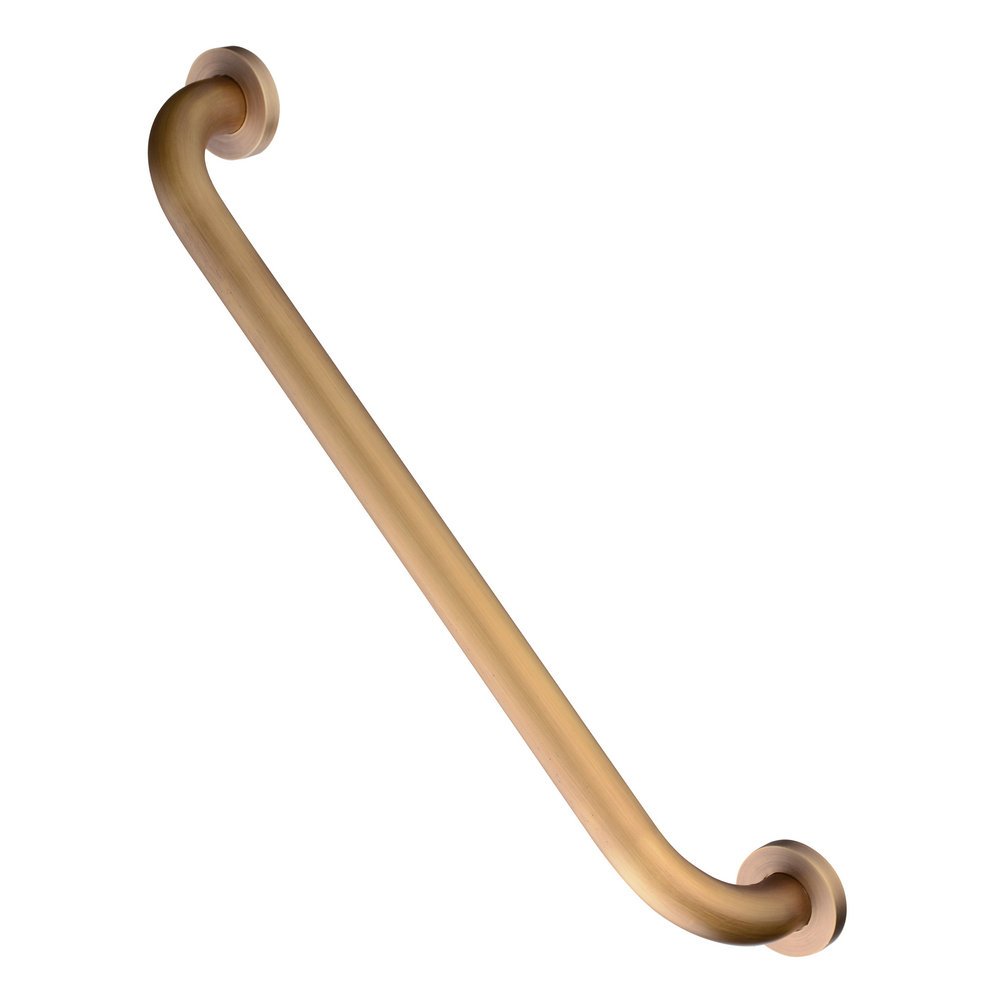 Home Care 18 Inches Grab Bar Concealed Mounting, Antique Brass