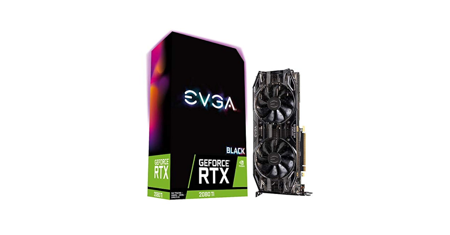 EVGA GeForce RTX 2080 Ti ブラック EVGA GEFORCE RTX 2080 Ti BLACK EDITION GAMING GRAPHICS VIDEO