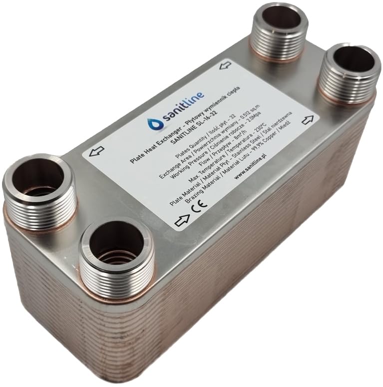 KIT ÉCHANGEUR DE CHALEUR 34 PLAQUES 30KW MODULE D'INTERFACE DE CHAUDIÈRE AVEC UNITÉ DE COMMANDE 24453