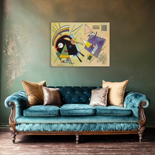 Poster Wassily Kandinsky Nero e Viola 100x75 cm impression grand format - 3