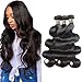 Brazilian Body Wave Human Hair 3 Bundles (24 26 28) 8A Unprocessed Brazilian Virgin Hair Weave Bundles Body Wave 3 Bundles Remy Human Hair Extensions Can Be Dyed And Bleached Natural Color