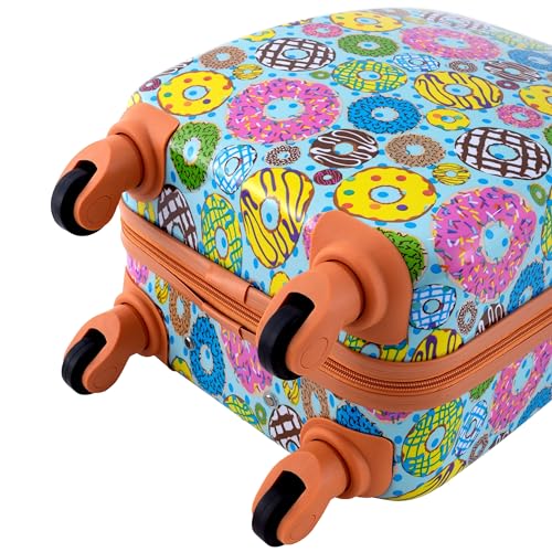 Image of Travelers Club 5 Piece Kids' Luggage Set, Donut