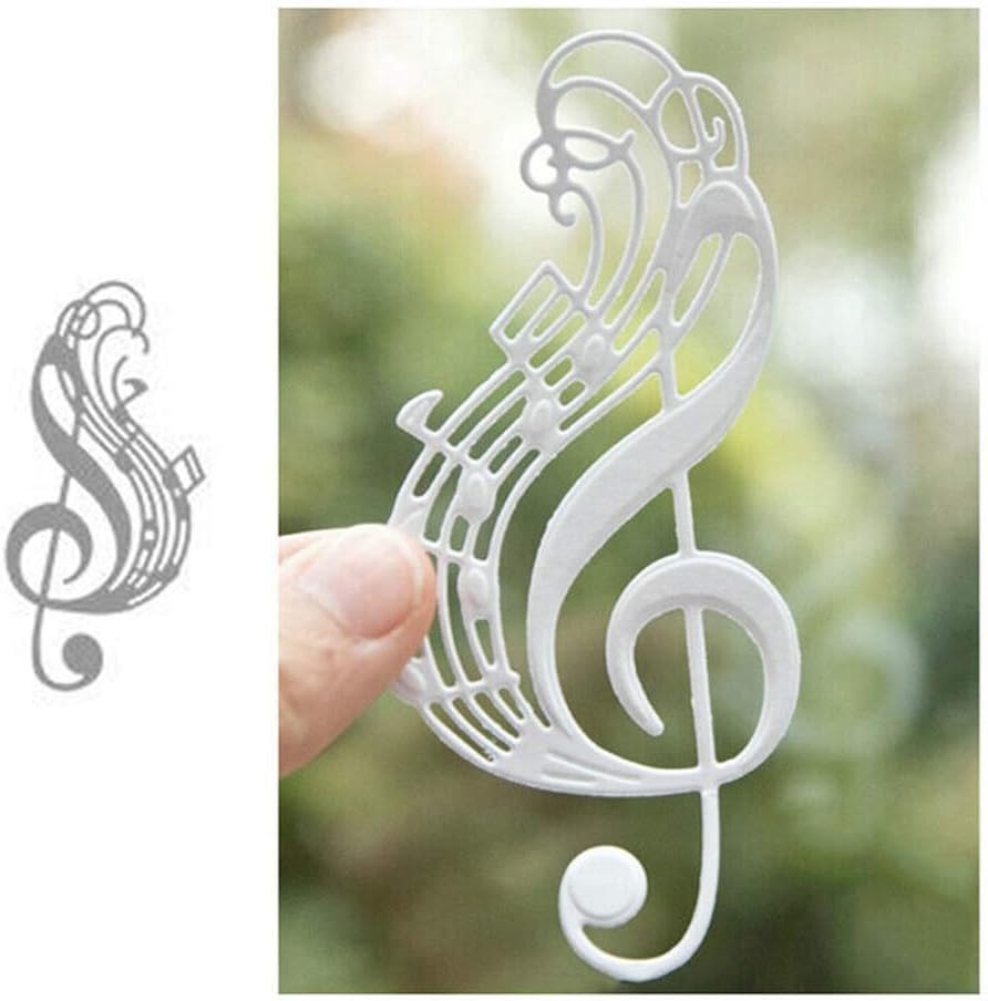 Cutting Dies for Card Making, YunTrip Musical Note Metal Cutting Dies for DIY Scrapbooking Album Embossing Photo Craft Paper Cards Decorative Craft