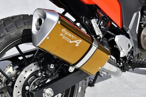 ヤマモトレーシング(YAMAMOTO) Vストローム250SX SPEC-Aマフラー TYPE-SA ゴールド 30255-71SAG