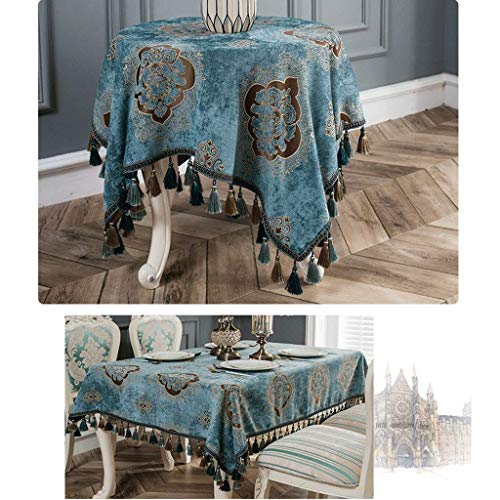 Nappe ronde 160 cm pour table basse et bistrot chic