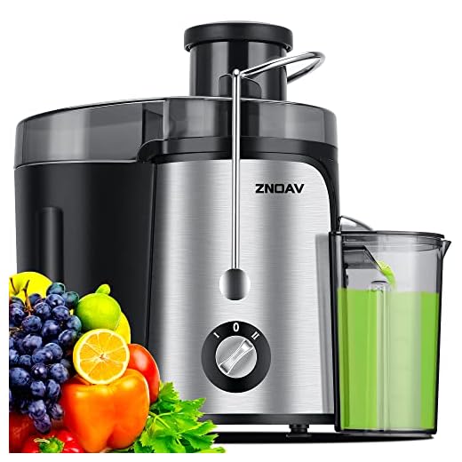 Juicer Machine, 600W Juicer with 3.5” Wide Chute for Whole Fruits and Veg, Juice Extractor with 3 Speeds, BPA Free, Easy to Clean, Compact Centrifugal Juicer Anti-drip