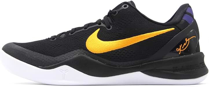 Kobe VIII Protro Basketball Shoes (HF9550-001, Black/White