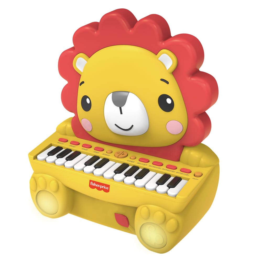Fisher-Price Piano musical León, juguete musical (Reig)