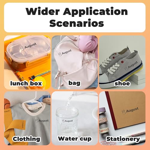 Waterproof Custom Name Stamp for Kids Clothing – Personalized Permanent Stamps for Child’s Clothes, Baby Name Label for School, Daycare & Camping – Safe, Durable & Easy to Use. — view 5
