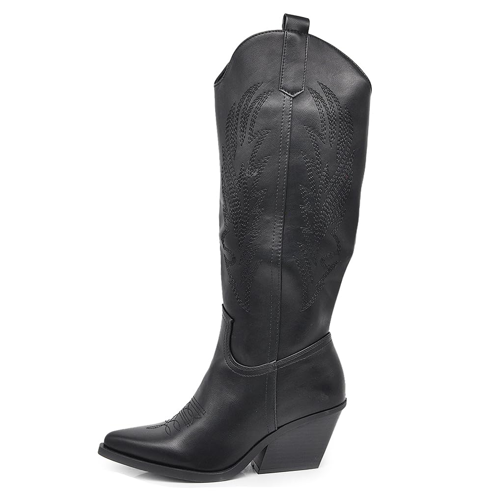 IF Fashion Stivali Cowboy Western Texani Scarpe da Donna A Punta Camperos LY80-12