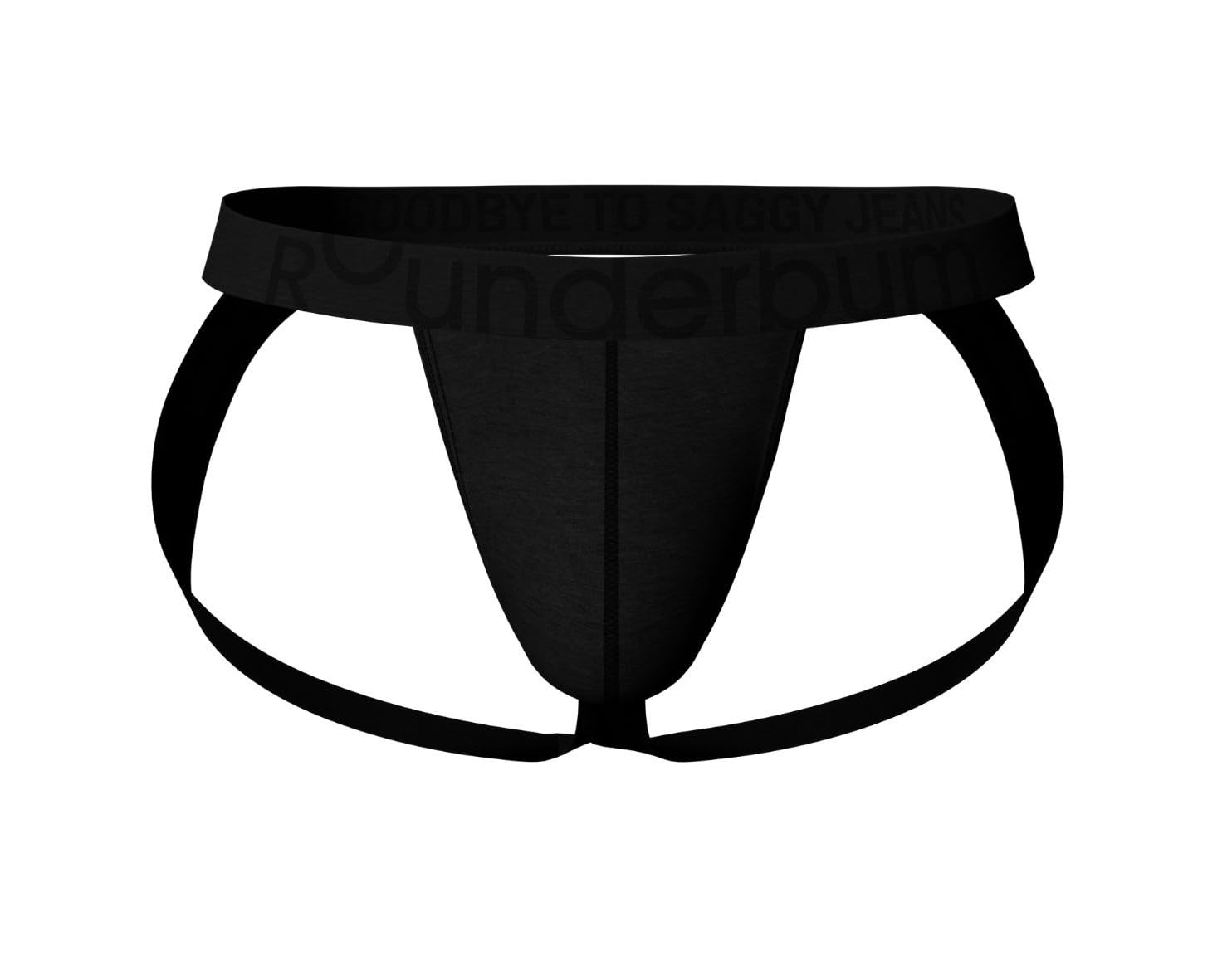 Rounderbum Men’s Lift Tech Jock Strap – Butt Lifting Underwear with Hidden Bands, No Padding