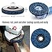 LotFancy Flap Disc 4 1/2 inches, 11 Grinding Polishing Discs Set for Angle Grinder, 40 60 80 120 Grit Assorted Pack, Sanding Wheels, Strip Disc, Nylon & Felt Polishing Disc Kit
