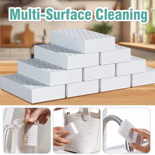 Vancace Magic Eraser Sponges 10-pack, 2X Compressed Melamine Foam — view 5