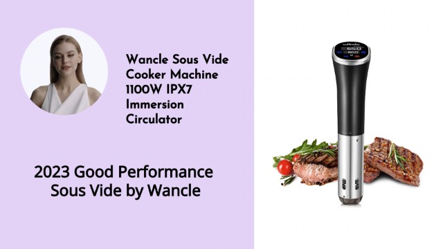 【超美品】wincle Sous Vide M800A 低温調理器 Amazon.co.jp: 低温調理器 Wancle 真空調理器 1100W Sous Vide