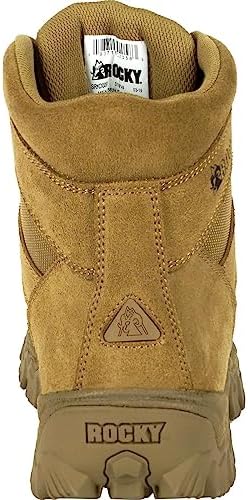 Rocky Men's Alpha Force Military and Tactical Boot, Coyote Brown, 4 | Image 3