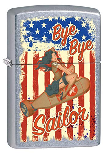 Zippo Encendedor Pin-up Girl Street Chrome 80779 miniatura 1