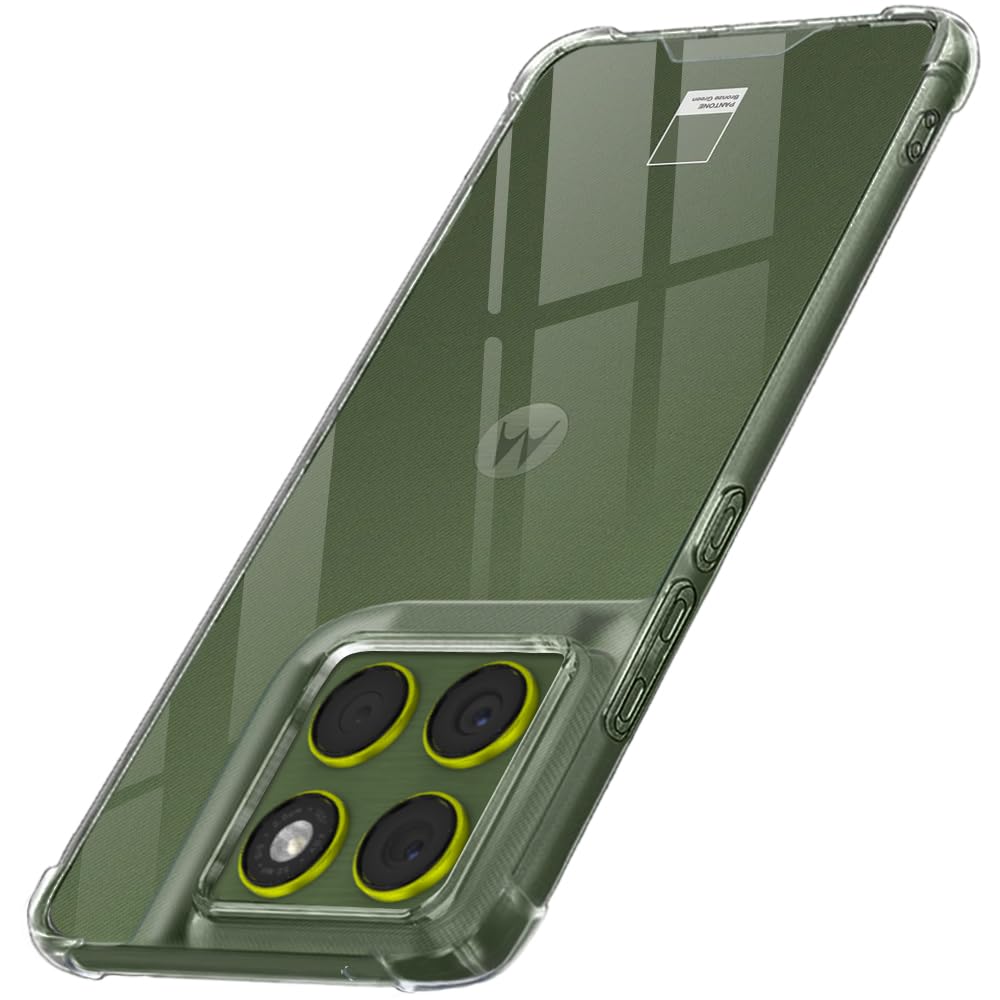 TheGiftKart Shockproof Crystal Clear Back Cover Case for Motorola Moto Edge 70 5G | 360° Protection | Hard Clear Back Cover Case (PC & TPU, Transparent Bumper)-picture-17