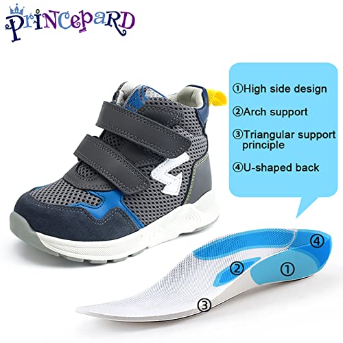 Orthopedic Shoes for Kids with Arch & Ankle Support for Girls and Boys' Flat Foot,High Top Corrective Sneakers,Anti-Slip Soles3