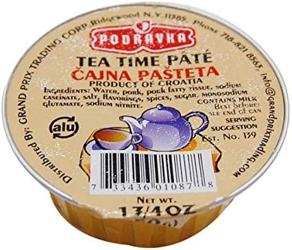 Tea Time Pate 50g Podravka 30 case pack By: Egourmet