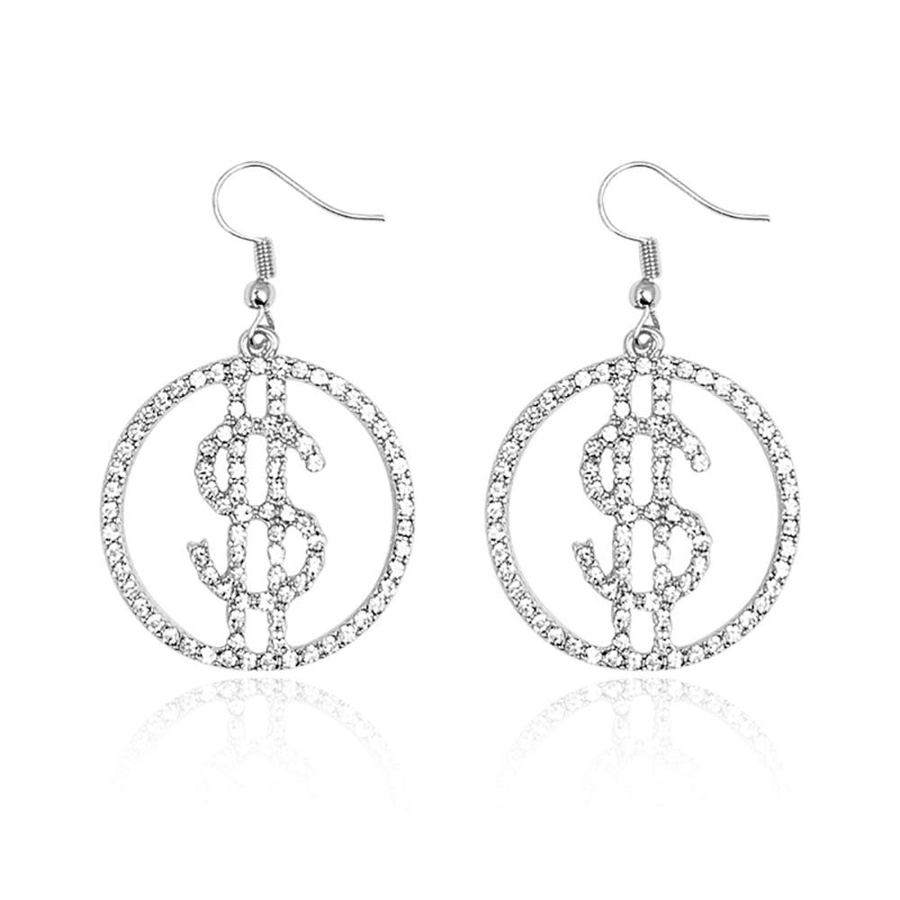 Pendientes de dólar con cristales para transformar un look aburrido 8