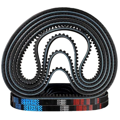 Courroie crantée caoutchouc dur BX 17X914 pour transmission stable
