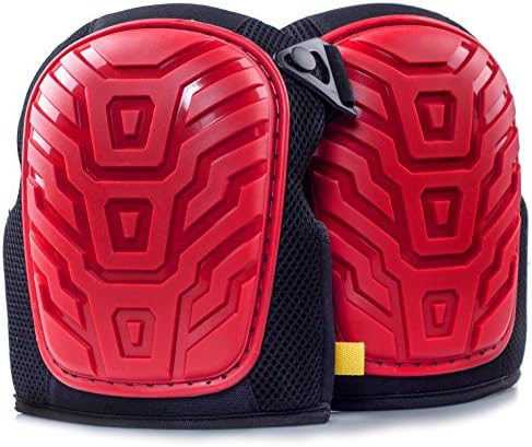 Professional Knee Pads - Easy to WEAR Heavy Duty Memory Foam Padding, Comfortable Gel Cushion, Strong Straps FITS All, Adjustable Easy-Fix Clips - Best for Gardening, Construction, Flooring