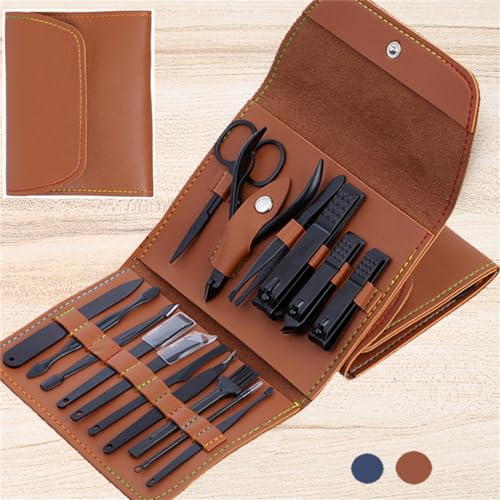 Kit da viaggio per manicure e pedicure, 4 pezzi, per una comoda toelettatura